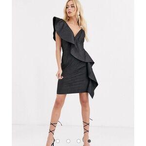 NWT Little Mistress Sculpted Mini Pencil Dress Size 2